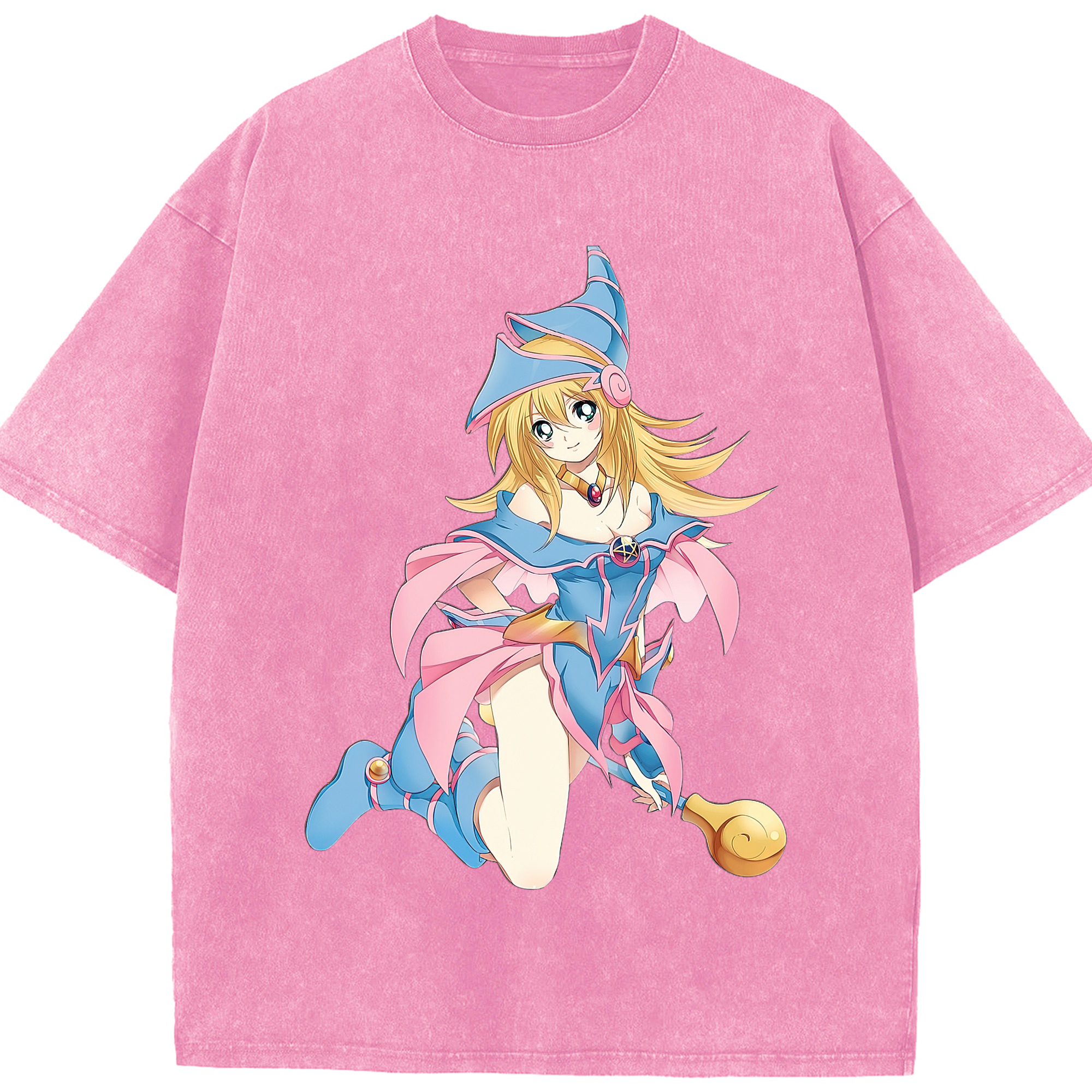 （画像用） 遊☆戯☆王 Yu-Gi-Oh! 綿100% ヴィンテージ風 半袖Tシャツ（フロントプリント）